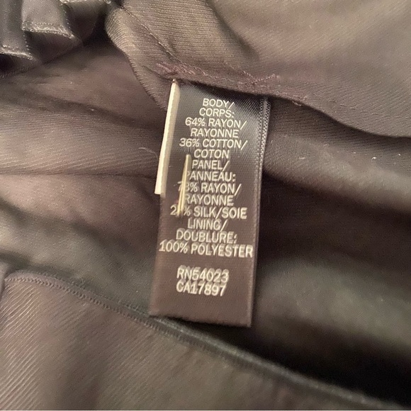 Banana Republic women’s black pleated semi-formal dress in size  6 - Picture 12 of 12